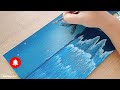 Painting in 3 Colors Very Easily ✨ / Acrylic Painting for Beginners