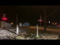 Louisville and Nashville #1850 heritage unit trailling on a grain train in October of 2023