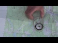 Orienting a Map with a Compass