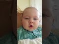 5 Month Old Baby Talking (Emotional Speech)