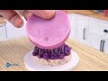 Wonderful Miniature Purple Oreo Cake Decorating - Perfect Chocolate Oreo Cake Recipe | Mini Bakery