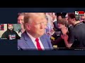 Crowd goes wild in NYC when President Trump and Tucker Carlson walkout at UFC 295.