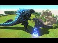 How many evolution of new T-Rex can defeat Godzilla Earth ? - Animal Revolt Battle Simulator