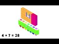 Numberblocks Times Tables 1-5 - Isometric Design (Made by Fan)