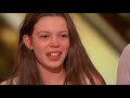 America's Got Talent 2018  Courtney 13 tuổi nhận NÚT VÀNG