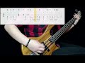 Yes - Roundabout (Bass Cover) (Play Along Tabs In Video)