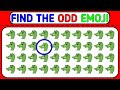 FIND THE ODD EMOJI OUT by Spotting The Difference! 100 #emoji #puzzle #emojichallenge#oddoneemojiout