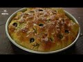 Garlic bread recipe that grows like a balloon :: Soft and fluffy garlic focaccia