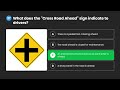 DMV Road Signs Test - Road Signs Practice Permit Test 2024