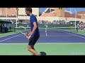 Novak Djokovic & Daniil Medvedev - 2024 IW Practice Match Highlights