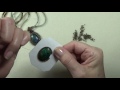 Mother Earth Pendant - Beading Around A Cabochon