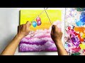Adventure Above The Clouds | Acrylic painting for beginners step by step | Paint9 Art