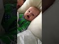 newborn attempts to speak and says I love you!