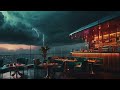 Lo-Fi Rainy Café Playlist: Urban Jazz & Hip Hop, [Thunder Ambience]