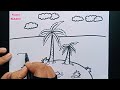 easy nature drawing ||easy drawing video for kids ||how to drawing a nature ||