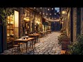 Late Night Coffeehouse Vibes ☕ Cozy Parisian Cafe | Soft Piano Jazz Music to Study and Relax