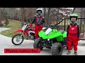 Surprising our kids with a dirt bike and 4-wheeler for Christmas!