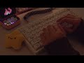[Cozy ASMR] 2h typing on 5 different keyboards ☁️