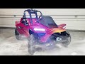 HOW TO AIRBRUSHING FIRE WITHOUT STENCILS ON A CUSTOM MADE POWERWHEELS - FREE HAND