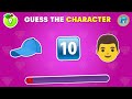 Guess The CHARACTER By Emoji 💀🐺🕷️🦸‍♂️ Deadpool vs Wolverine, Spider Man, Marvel & DC Quiz