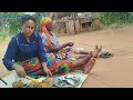 African village life/cooking delicious dried fish and our native dried  vegetables with ugali