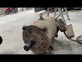 Restoring A Super Giant Wood Sawing Machine  Extremely Refined Skill Of The Craftsman