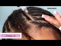 UPDATED: Braiding Pattern for a side part with leave out