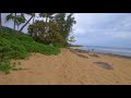 4K Virtual Walk along Sunset Beach, Oahu, Hawaii - 2 Hours video