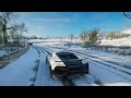 Buggati Divo having fun in the snow - Forza Horizon 4