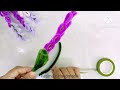 Lavender🪻Flower Making With Chenille wire/Pipe Cleaner flowers/bouquet /Fatima'z Handmade