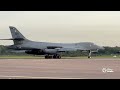 2 B1 bombers taking off from RAF Fairford