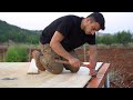 Building a Wooden House / Off Grid Log Cabin / Tniy House