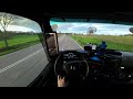 Truck driving Mercedes Actros | Spring | Highway | Sun 🇩🇪