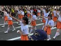 京都橘高校吹奏楽部　[金沢夢街道2024 能登半島地震復興祈念パレード] 後ろパート信号待ちあり