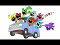 Coloring Pages SMILING CRITTERS - Car ride / Satisfying Coloring Poppy Playtime Chapter 3 characters