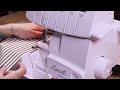 How to Sew a Rolled Hem with a Serger
