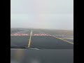 Landing in Newark on a low overcast day