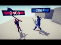 1000x OVERPOWERED AXE THROWER vs UNITS - TABS | Totally Accurate Battle Simulator 2024