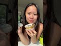 the BEST healthy snack 🤤 trying the viral chocolate shell yogurt cup! #healthyrecipes #shorts