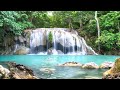 Soft Relaxing Piano Music With Waterfall for Deep Sleep Therapy and Nerve Relaxation