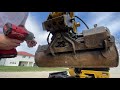 Trabajando con Excavadora Takeuchi y camion Daf