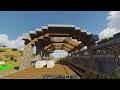 I Built a Train Station in Minecraft! [Immersive Railroading]