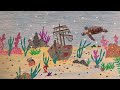 Blue Mood | Relaxing Jazz Music With Hand Drawn Cartoon | Treasure Hunt Adventure