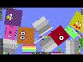 Numberblocks 0 to 1000000 battle