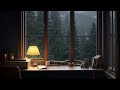 Calming Piano Music with Rain Sounds - Sleep and Relax with Soothing Melodies | Rainy Bedroom