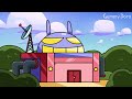 SUPER HERO POMNI VS VILLAIN JAX, Throwing a Cake?!  | THE AMAZING DIGITAL CIRCUS Animation