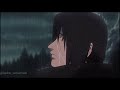 Itachi in the rain - edit