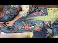 Hand Stitching a Patch or a Fabric Art Panel from Fruitful Life Studio, Visible Mending, Sustainable