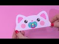 Cute DIY crafts / Simple ideas for miniature organizers / school hacks / mini notepads / how to make