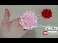 Super Easy Ribbon Rose Making Ideas - Amazing Trick with Scale - DIY Ribbon Flowers